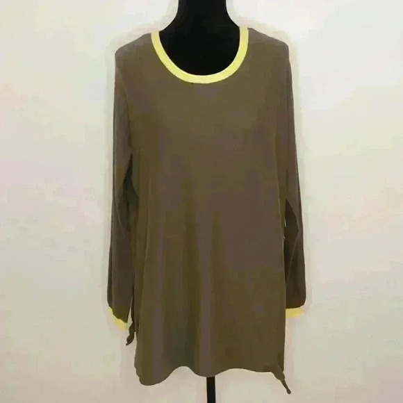 MODERN Designer Oversized Knit Sweater Brown Med - Picture 2 of 9